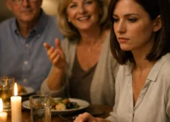 The night I finally told my dad his new wife would never touch my money again, the dining room went dead silent—like we’d detonated something right between the mashed potatoes and the gravy boat.