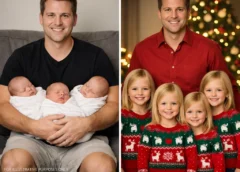 I ADOPTED MY LATE SISTER’S TRIPLETS—EIGHT YEARS LATER, THE MAN WHO ABANDONED THEM SHOWED UP AT MY GATE WITH GIFTS… AND DEMANDS