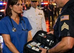 “You’re Not a Doctor—Stop Lying.” — They Slapped Cuffs on a Black Surgeon in Scrubs, Wasted the Critical Minutes, and a 14-Year-Old Bled Out Waiting…