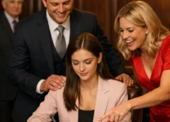 She Signed The Divorce Papers In Silence—No One Noticed The Man In The Back Row Watching Everything… Until It Was Too Late