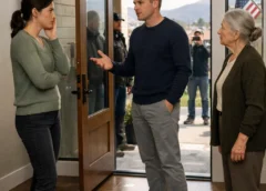 My Mother-in-Law Crossed a Line in My Own Foyer — And When Noah Whispered “Let’s Keep It Quiet,” I Looked Up at the Camera. That Night, The Footage Told the Whole Story