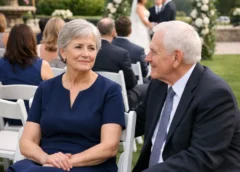 I Was Seated Alone at My Son’s Wedding—Until a Stranger Took My Hand and Said, “Act Like You’re With Me”… And Suddenly, Everything Changed
