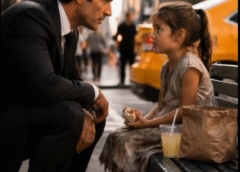 “I don’t have a place to sleep tonight.”  The words were almost swallowed by the noise of a crowded Manhattan sidewalk