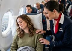 SHE WAS ASLEEP IN SEAT 8A — UNTIL THE CAPTAIN ASKED IF THERE WERE ANY COMBAT PILOTS ON BOARD
