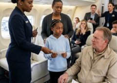 A YOUNG BLACK GIRL WITH A FIRST-CLASS TICKET BOARDED A FLIGHT—THEN AN OLDER PASSENGER REFUSED TO GIVE UP HER SEAT.