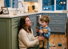 My five-year-old son didn’t cry when his father walked out of our house that night.  Instead, he became completely silent.